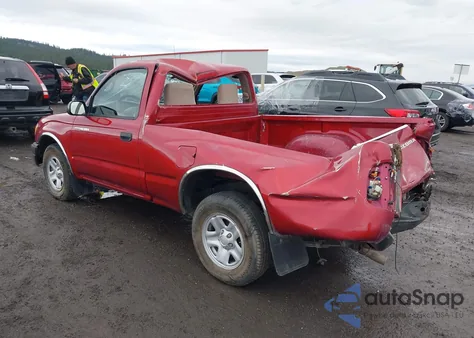 2002 Toyota Tacoma из США, поврежденный, VIN 5TENL42N12Z125704